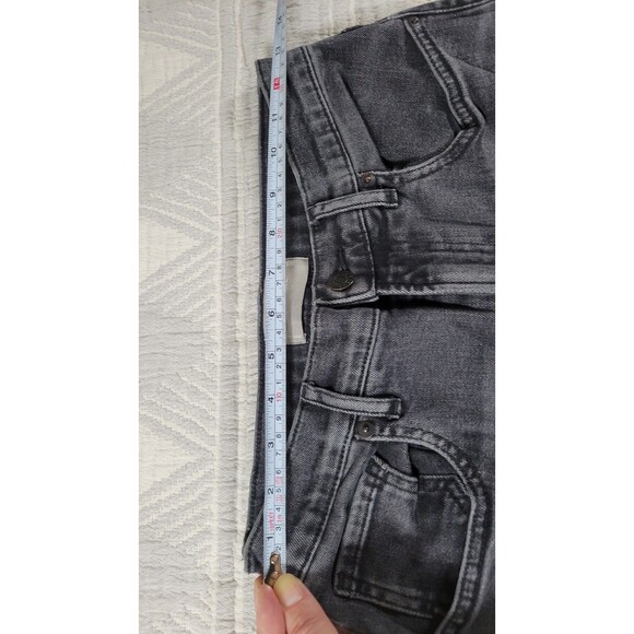 Everlane The Cheeky Jean 28 Tall Black Wash High Rise Slim Straight - Picture 6 of 8